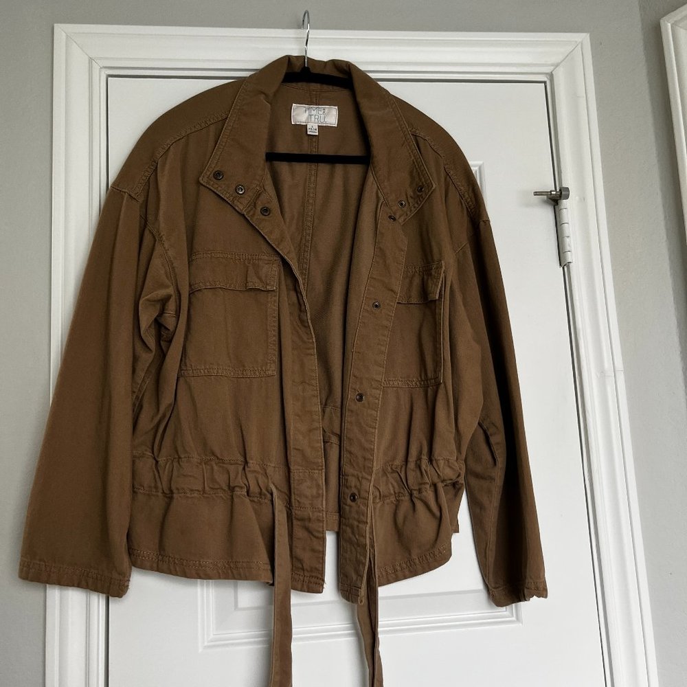 🌺 Time and Tru women's cinched waist utility jacket 🌺